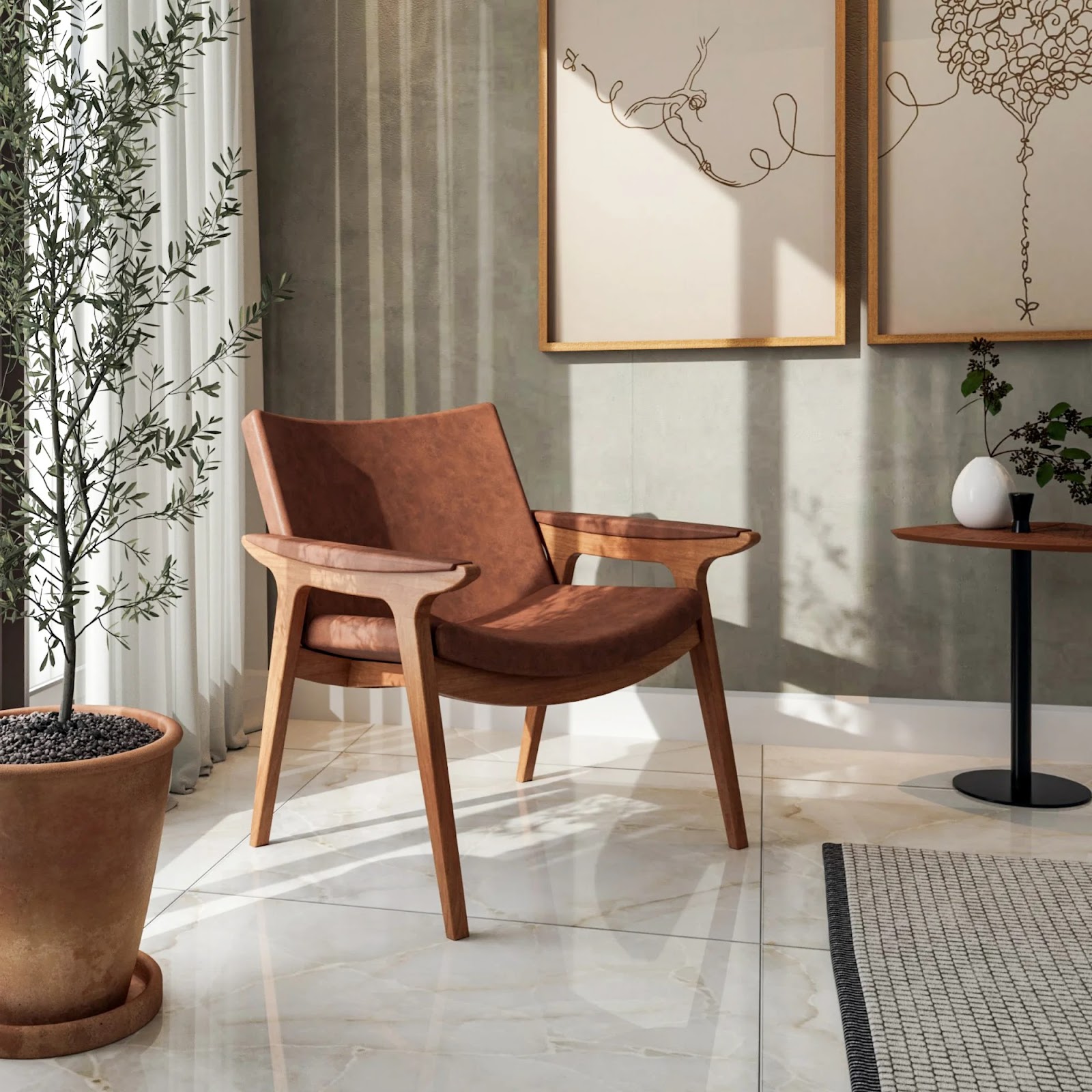 Conforto e estilo: Renovando sua sala com poltronas decorativas