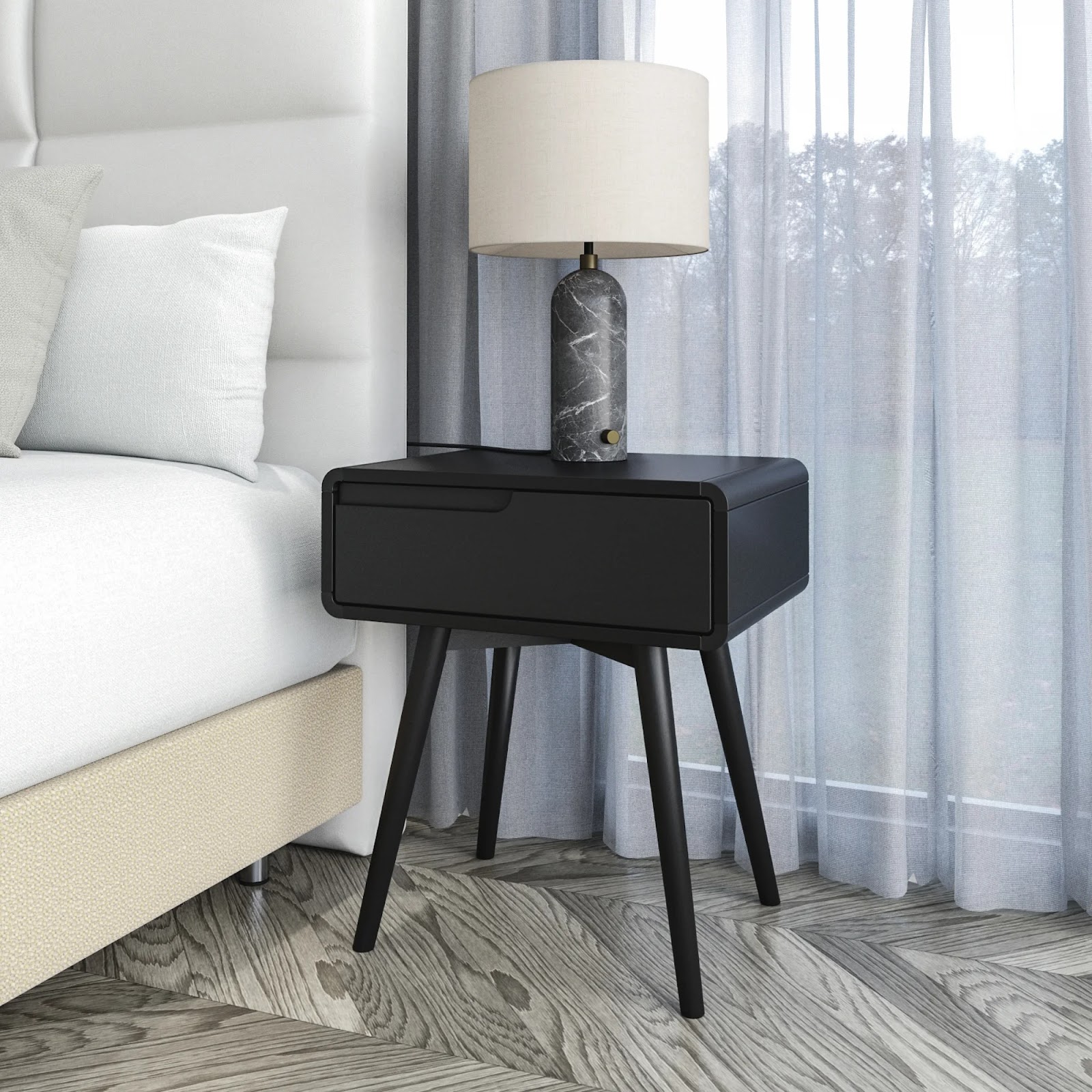 Criando um cantinho especial: As mesas de cabeceira e seu papel na decoração do quarto